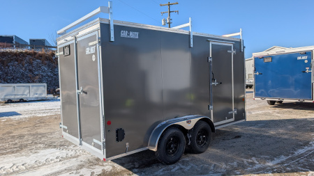New 2026 Car Mate 7x14 HD Custom Contractor Trailer w/ Barn Doors