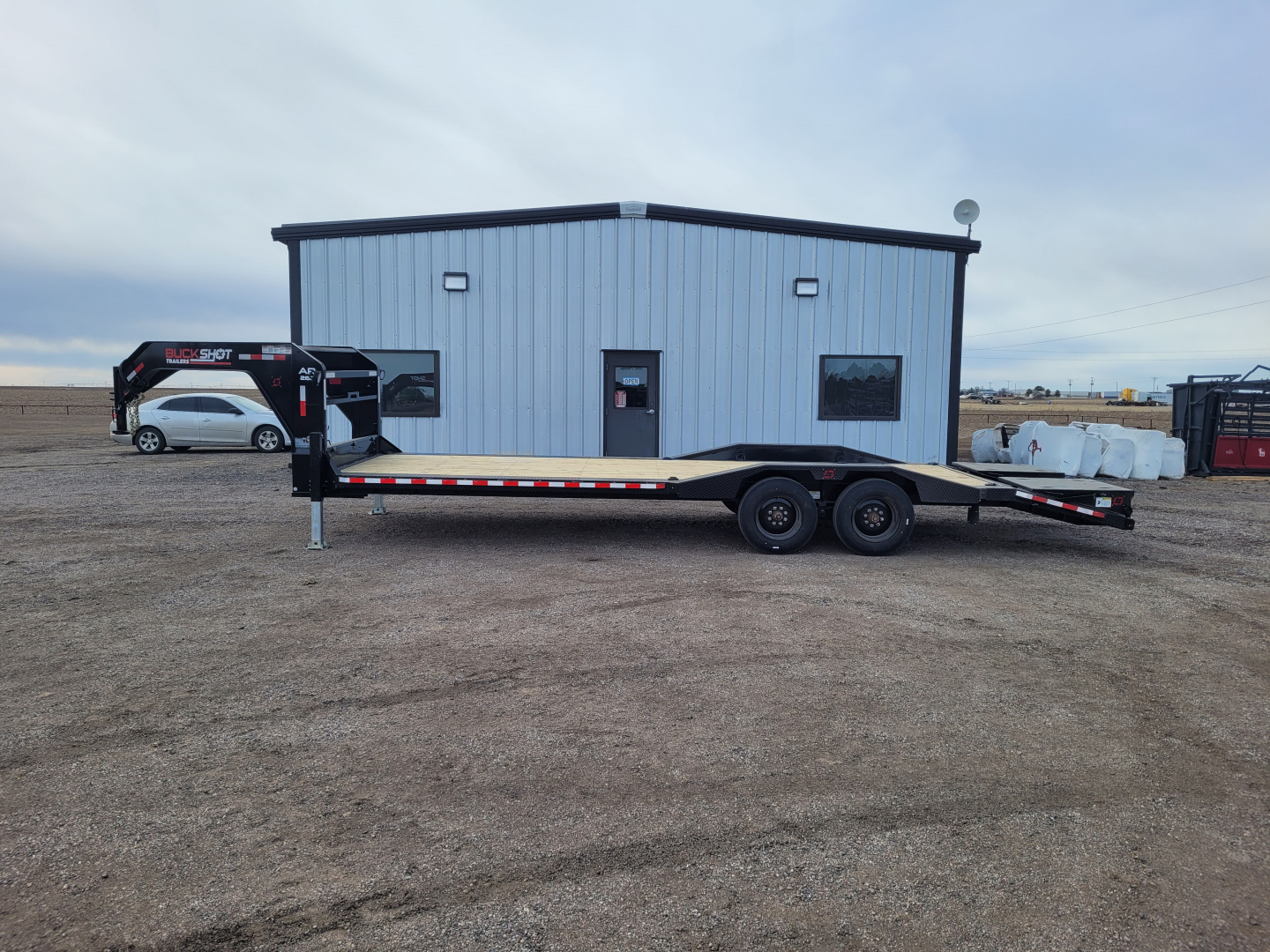 New 2026 Buckshot 102"x26' Gooseneck Equipment/Car Trailer