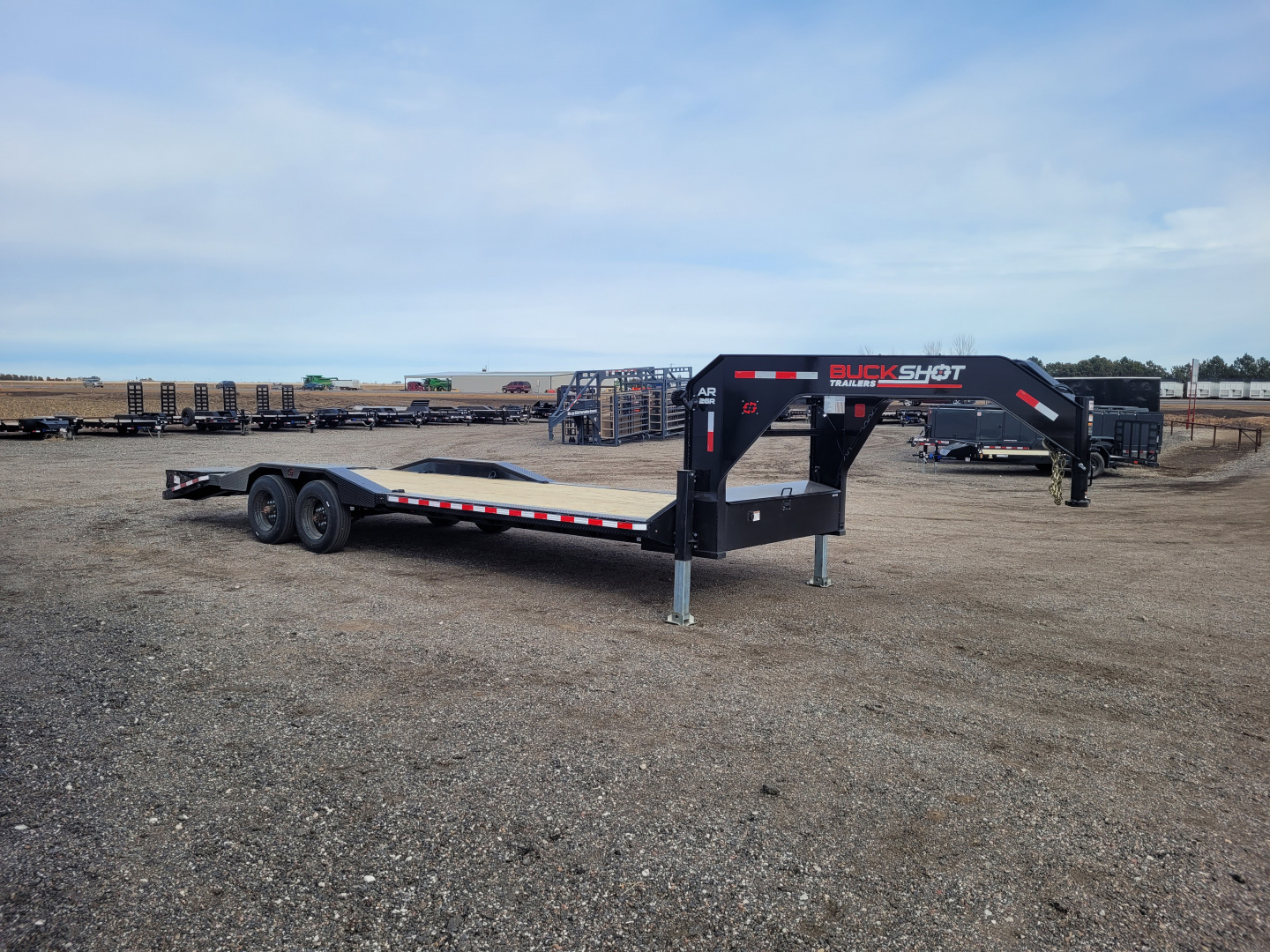 New 2026 Buckshot 102"x26' Gooseneck Equipment/Car Trailer