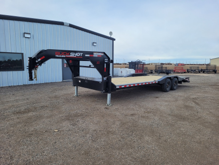 New 2026 Buckshot 102 x26' Gooseneck Equipment/Car Trailer