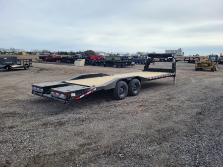 New 2026 Buckshot 102"x26' Gooseneck Equipment/Car Trailer