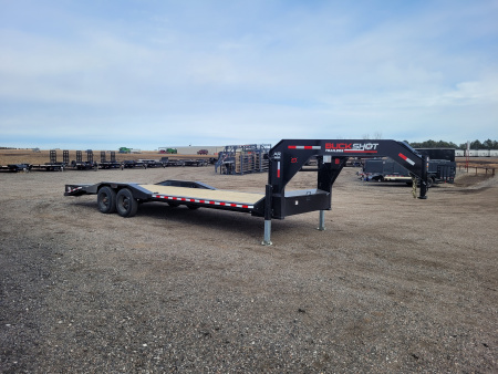 New 2026 Buckshot 102"x26' Gooseneck Equipment/Car Trailer