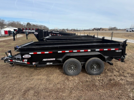 New 2026 PJ Trailers PJ 14K Low-Profile Dump PRO (DL) 83 x14' Dump Trailer