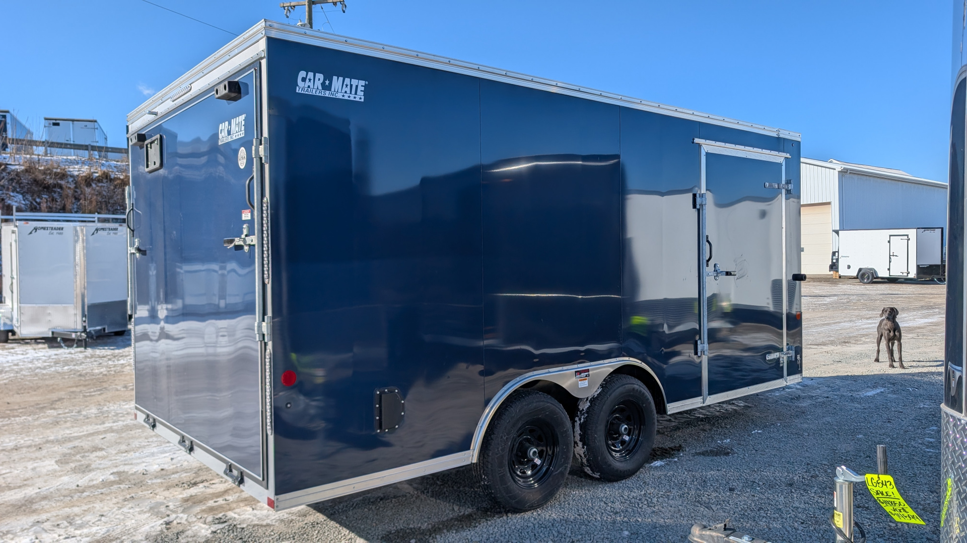 New 2026 Car Mate 8.5 x 16 Custom Car Hauler 9990#GVW