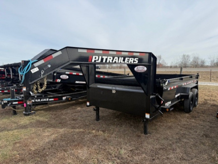 New 2026 PJ Trailers PJ 14K Gooseneck Low-Profile (DL) 83 x14' Dump Trailer