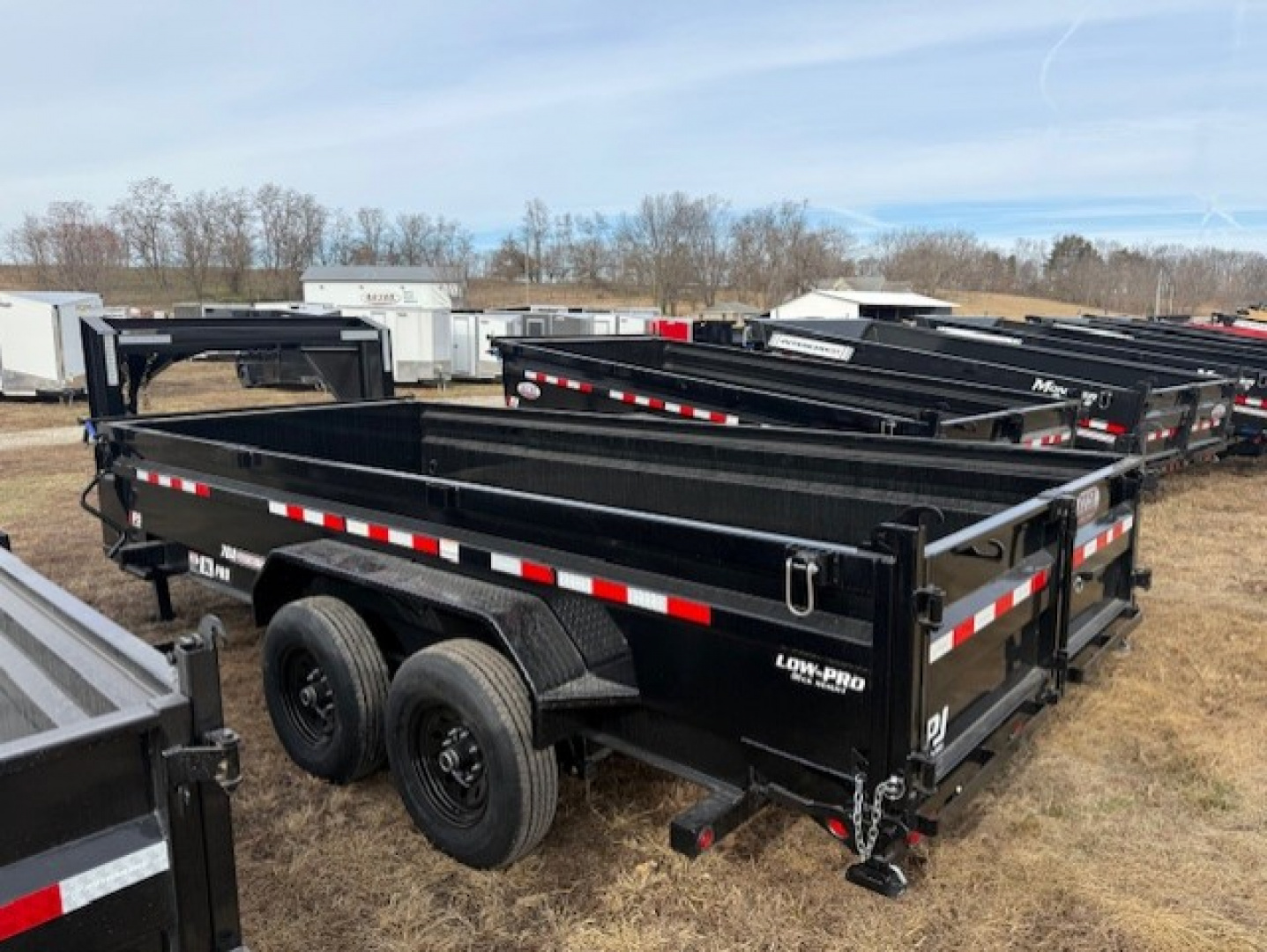 New 2026 PJ Trailers PJ 14K Gooseneck Low-Profile (DL) 83"x16' Dump Trailer