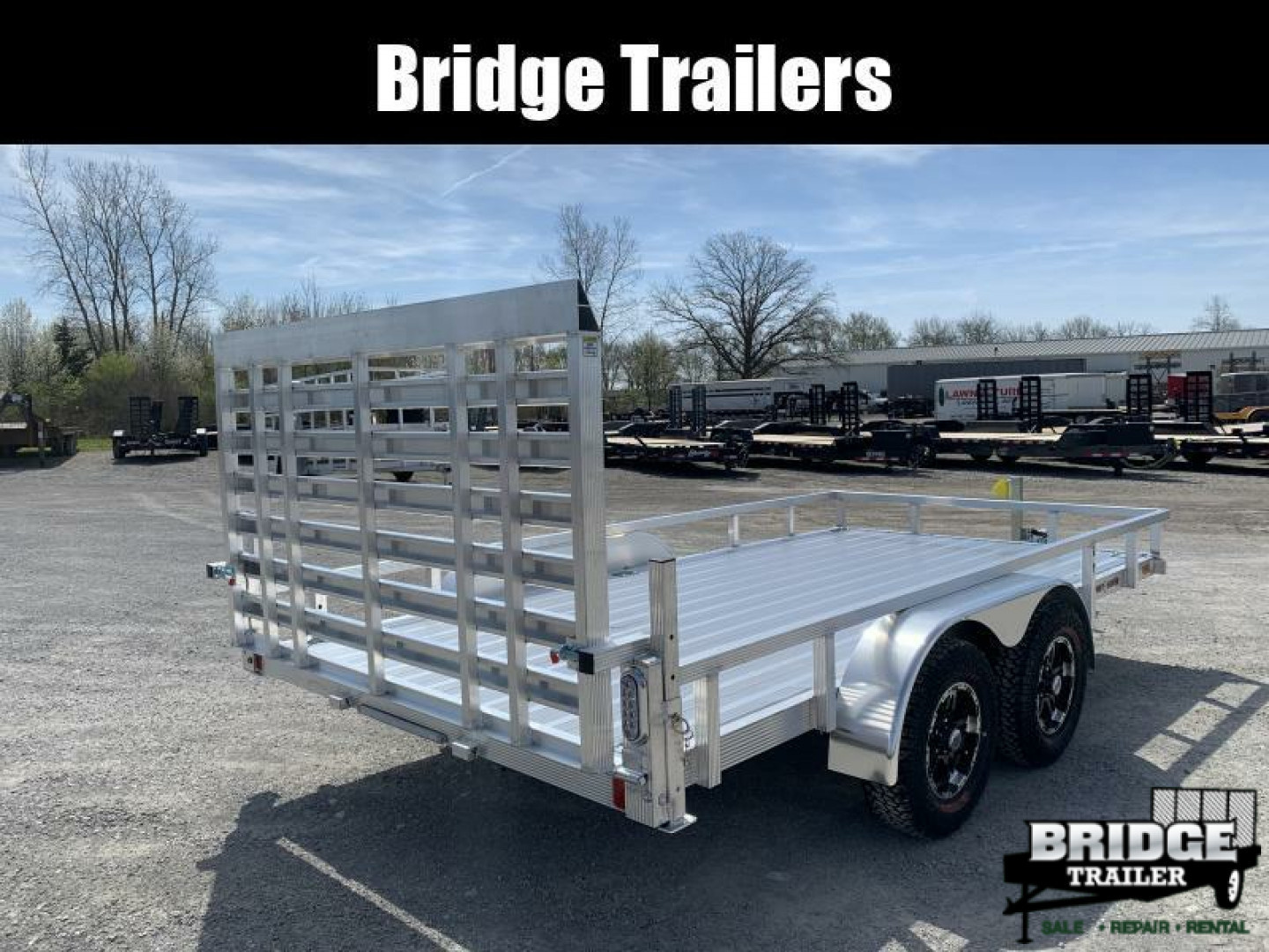 New 2026 Sport Haven AUTX714TD-HD (7' X 14') 7K Aluminum Utility Trailer
