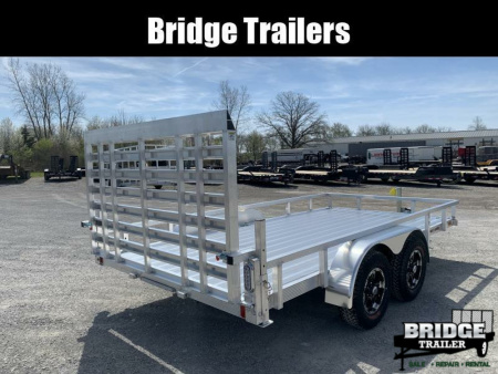 New 2026 Sport Haven AUTX714TD-HD (7' X 14') 7K Aluminum Utility Trailer