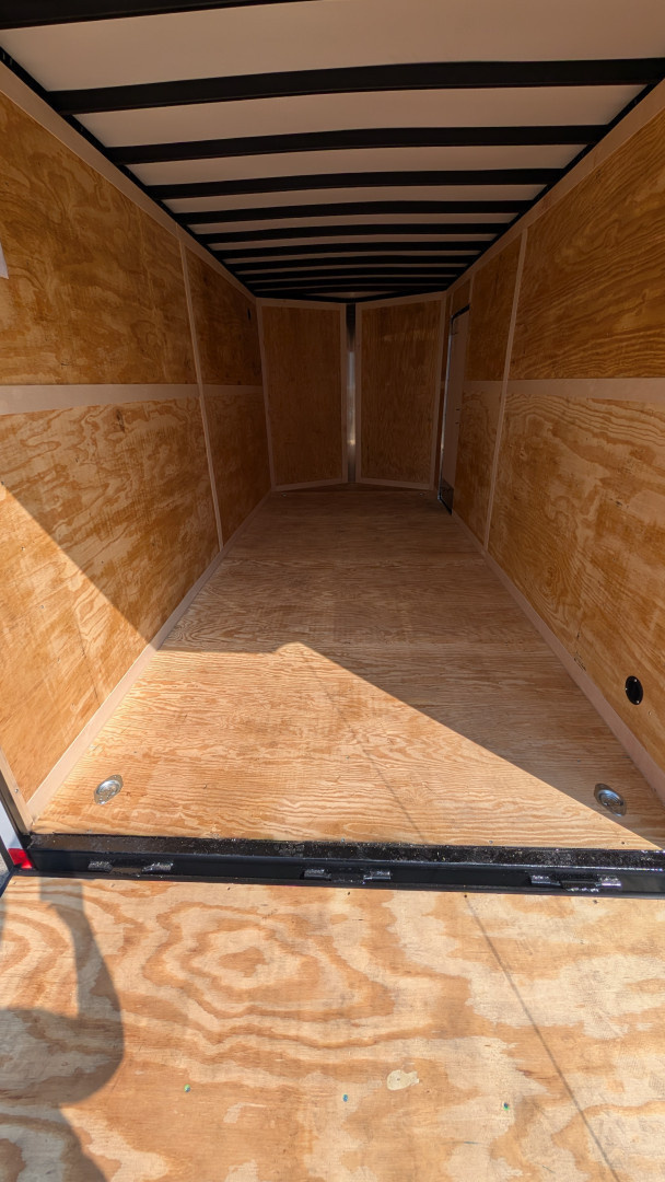 New 2026 Homesteader 7x14 Intrepid "OHV" V-Nose Cargo Trailer w/ Ramp Door (84" INSIDE!!!)