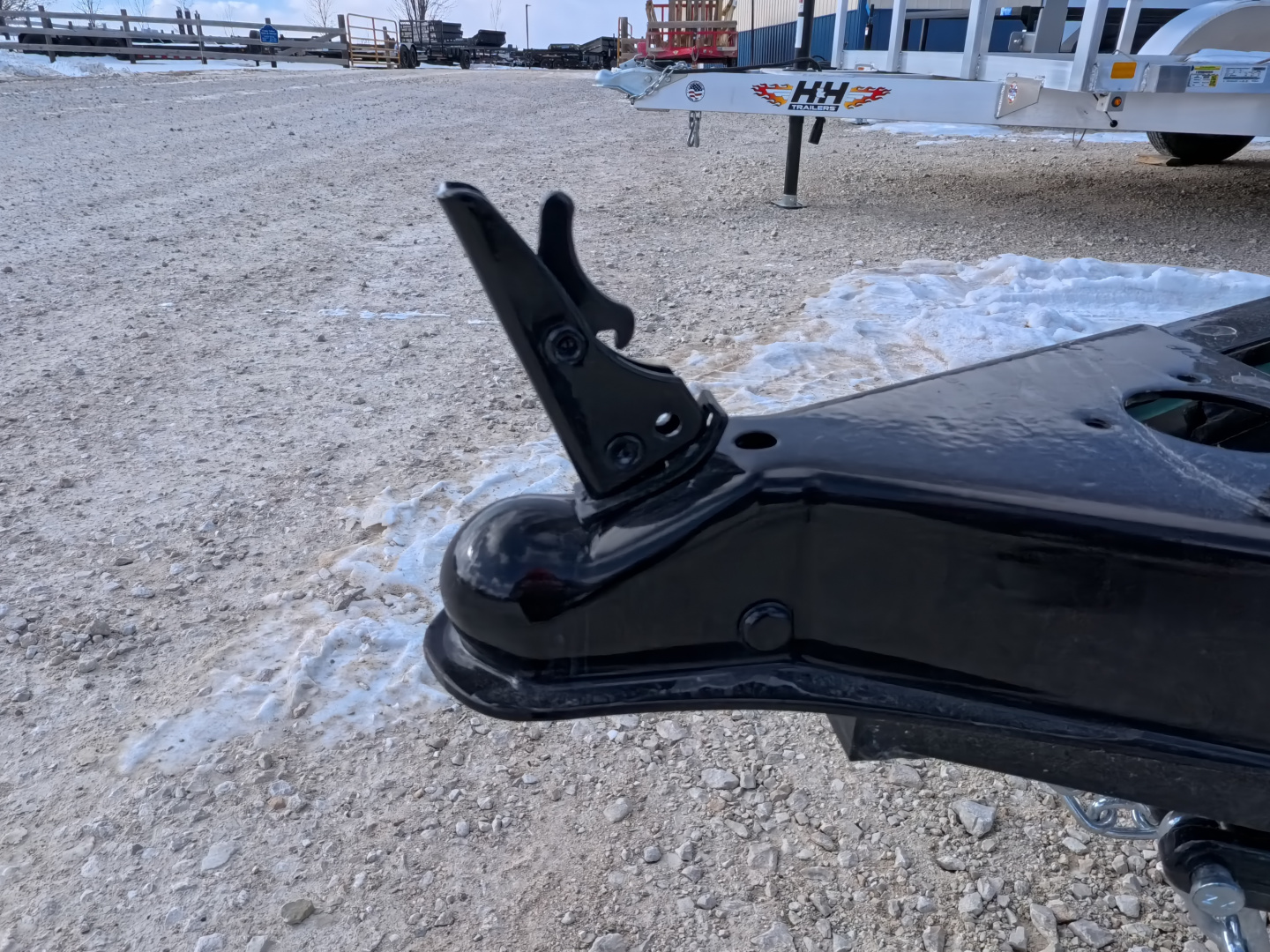 New 2026 H&H 76 x 12 Rail Side Utility with 3K Idler -Black