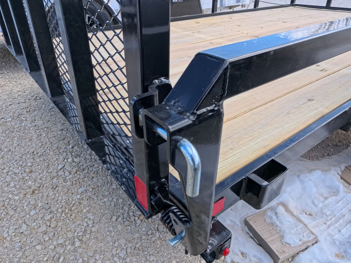 New 2026 H&H 76 x 12 Rail Side Utility with 3K Idler -Black