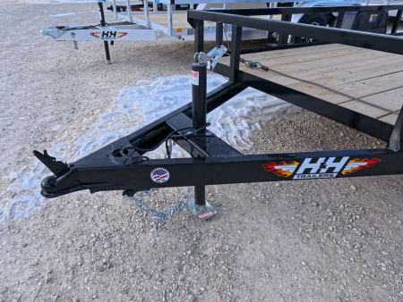 New 2026 H&H 76 x 12 Rail Side Utility with 3K Idler -Black
