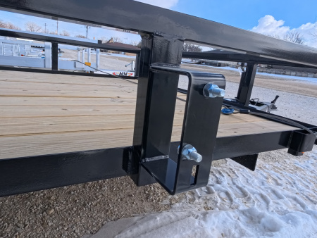 New 2026 H&H 76 x 12 Rail Side Utility with 3K Idler -Black