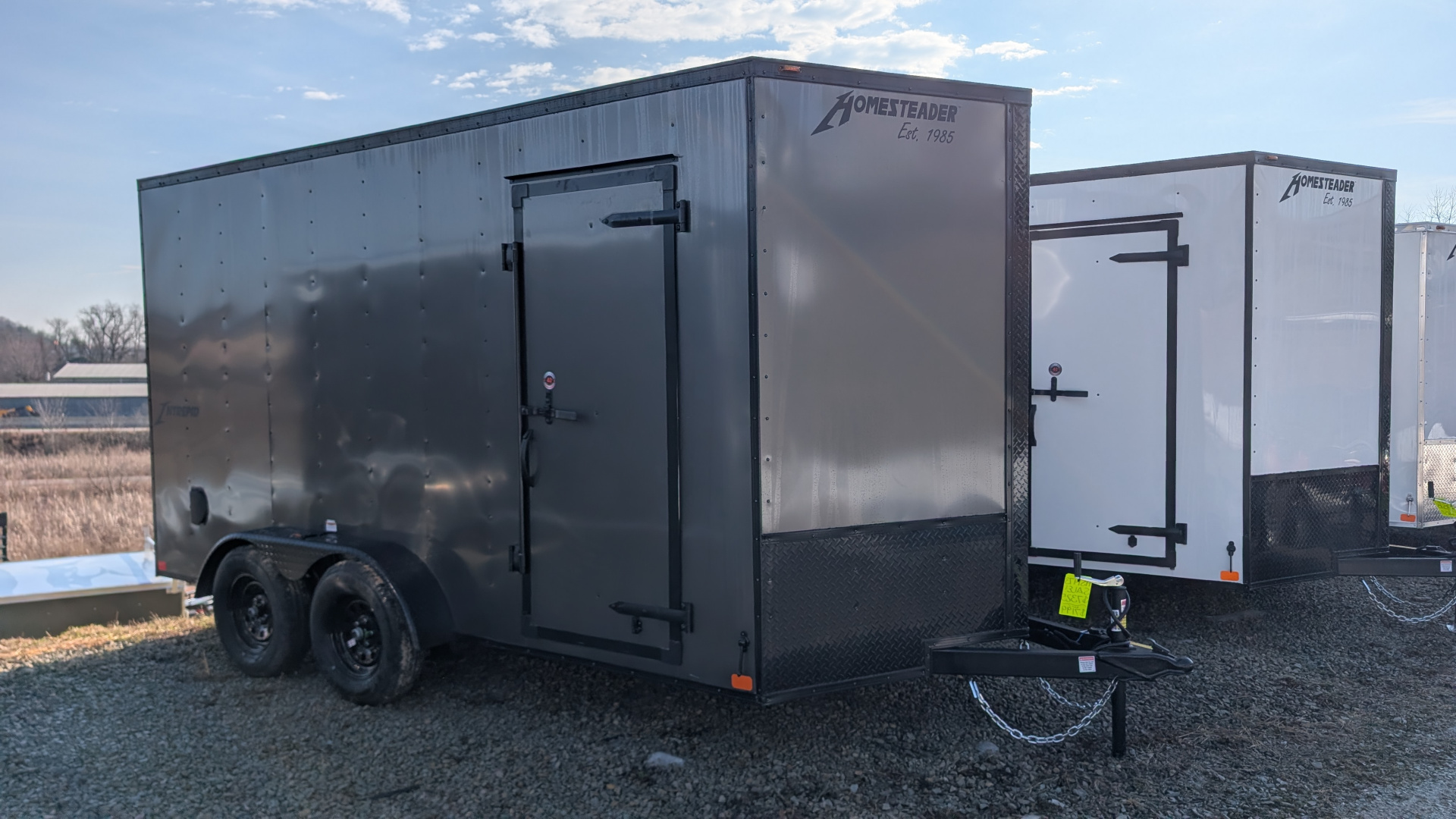 New 2026 Homesteader 7x14 Intrepid V-Nose Cargo Trailer w/ Ramp Door ...
