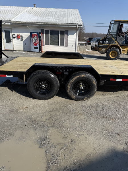 New 2026 Rice Trailers 82"X18' 14K Equipment Trailer