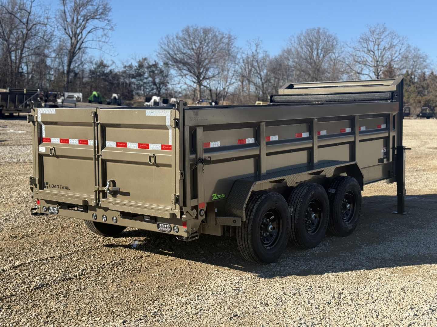 New 2026 Load Trail DG 83X16 Dump Trailer / 14 PLY / HIGH SIDE / SCISSOR HOIST / SOLAR PANEL / 21K GVWR