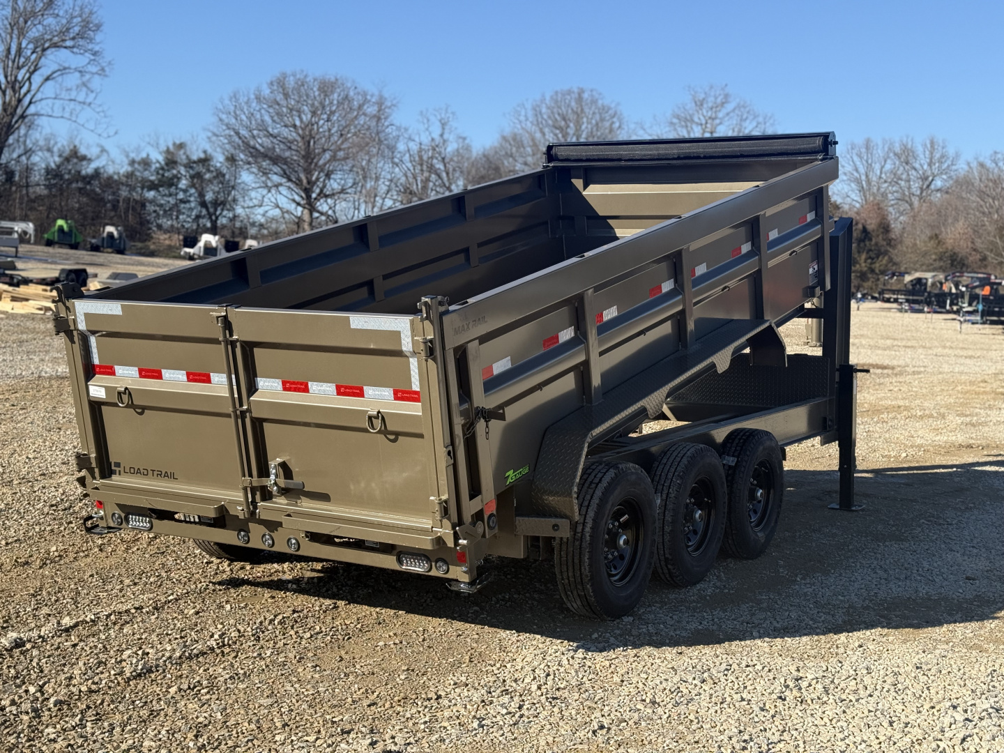 New 2026 Load Trail DG 83X16 Dump Trailer / 14 PLY / HIGH SIDE / SCISSOR HOIST / SOLAR PANEL / 21K GVWR