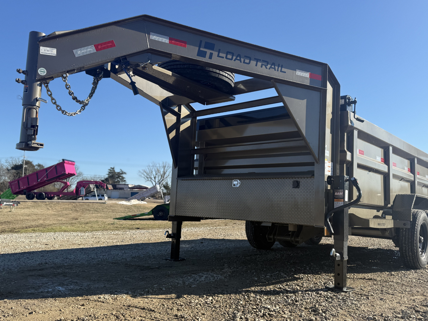 New 2026 Load Trail DG 83X16 Dump Trailer / 14 PLY / HIGH SIDE / SCISSOR HOIST / SOLAR PANEL / 21K GVWR