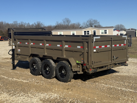 New 2026 Load Trail DG 83X16 Dump Trailer / 14 PLY / HIGH SIDE / SCISSOR HOIST / SOLAR PANEL / 21K GVWR