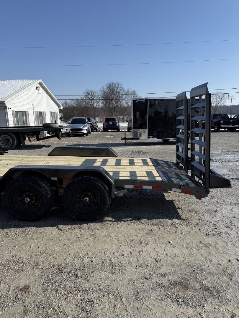 New 2026 Rice Trailers 82"X18' 14K Equipment Trailer