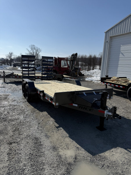 New 2026 Rice Trailers 82"X18' 14K Equipment Trailer