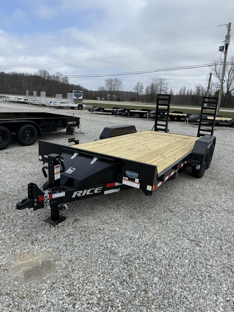 New 2026 Rice Trailers FMEM8218 Equipment Trailer