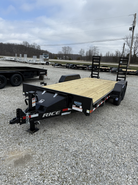 New 2026 Rice Trailers FMEM8218 Equipment Trailer