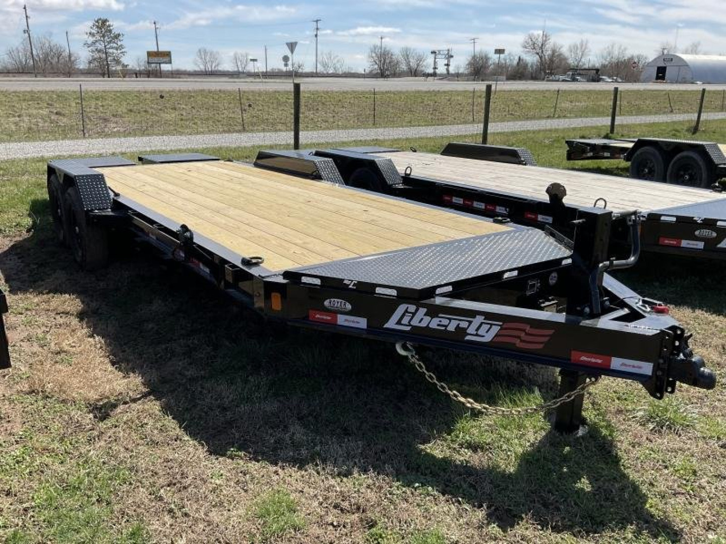 New 2026 Liberty 83”x17'+3’ 14K EQUIPMENT TRAILER W/ MAMMOTH RAMPS Equipment Trailer
