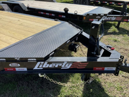 New 2026 Liberty 83”x17'+3’ 14K EQUIPMENT TRAILER W/ MAMMOTH RAMPS Equipment Trailer