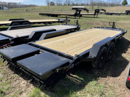 New 2026 Liberty 83”x17'+3’ 14K EQUIPMENT TRAILER W/ MAMMOTH RAMPS Equipment Trailer
