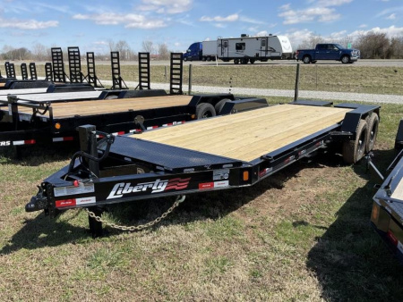 New 2026 Liberty 83”x17'+3’ 14K EQUIPMENT TRAILER W/ MAMMOTH RAMPS Equipment Trailer