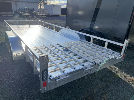 New 2026 Black Rhino 7X20 10K Aluminum Deck Landscape Trailer