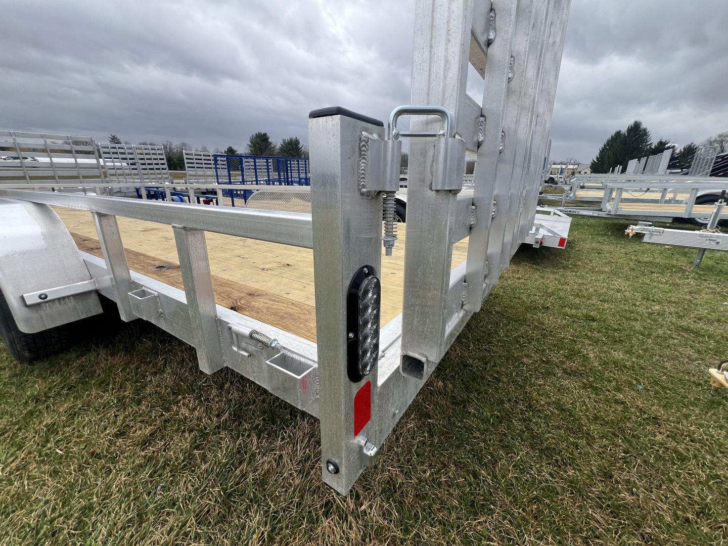 New 2026 Black Rhino 7X20 10K Wood Deck Landscape Trailer