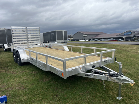 New 2026 Black Rhino 7X20 10K Wood Deck Landscape Trailer