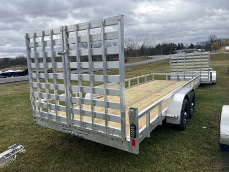 New 2026 Black Rhino 7X20 10K Wood Deck Landscape Trailer