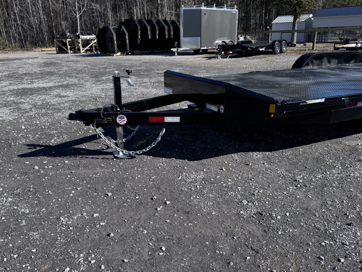 New 2026 Sure-Trac 7X20 (16+4) STEEL DECK CAR 10K Car Hauler