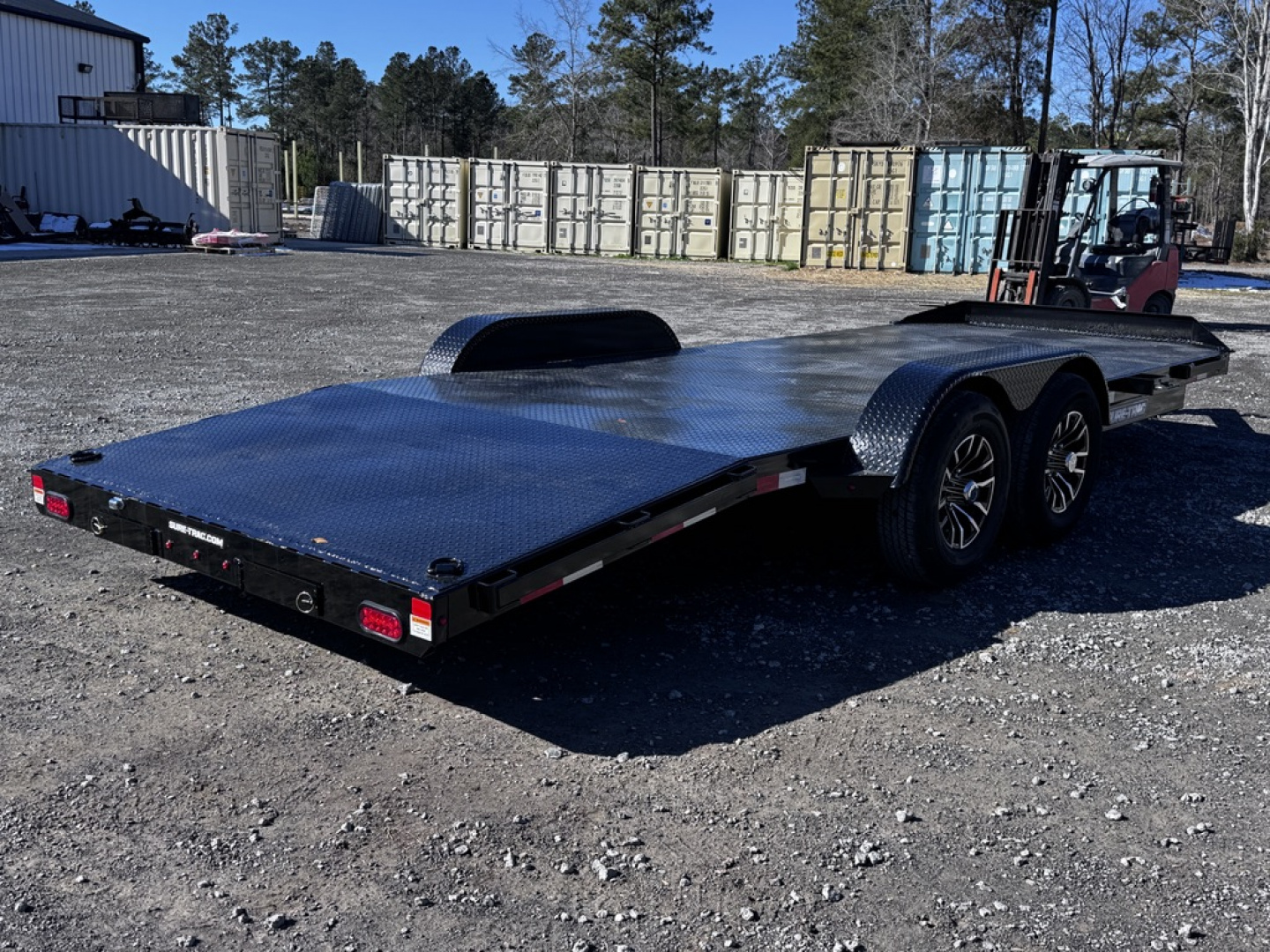 New 2026 Sure-Trac 7X20 (16+4) STEEL DECK CAR 10K Car Hauler