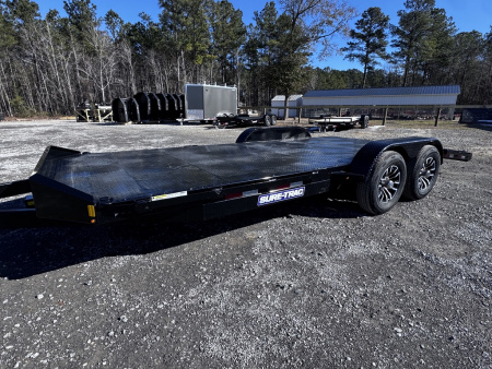 New 2026 Sure-Trac 7X20 (16+4) STEEL DECK CAR 10K Car Hauler