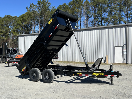 New 2026 Big Tex Trailers 14TD Dump Trailer, 7x14, 7K Axles, 5-Stage Telescopic, 7ga Floor