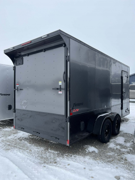 New 2025 HOMESTEADER TRAILER 7 x 16 Tandem Axle OHV Pkg Cargo / Enclosed Trailer