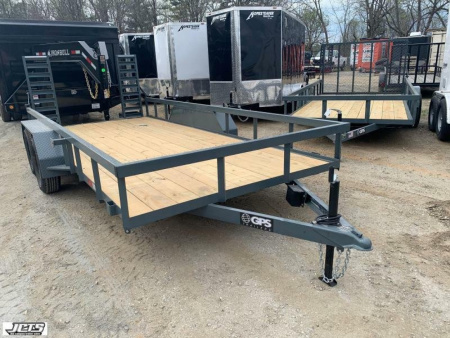 New 2026 GPS Trailers / STH Series / Small Tractor Hauler 82" x 18' Flip Up Ramps 7K