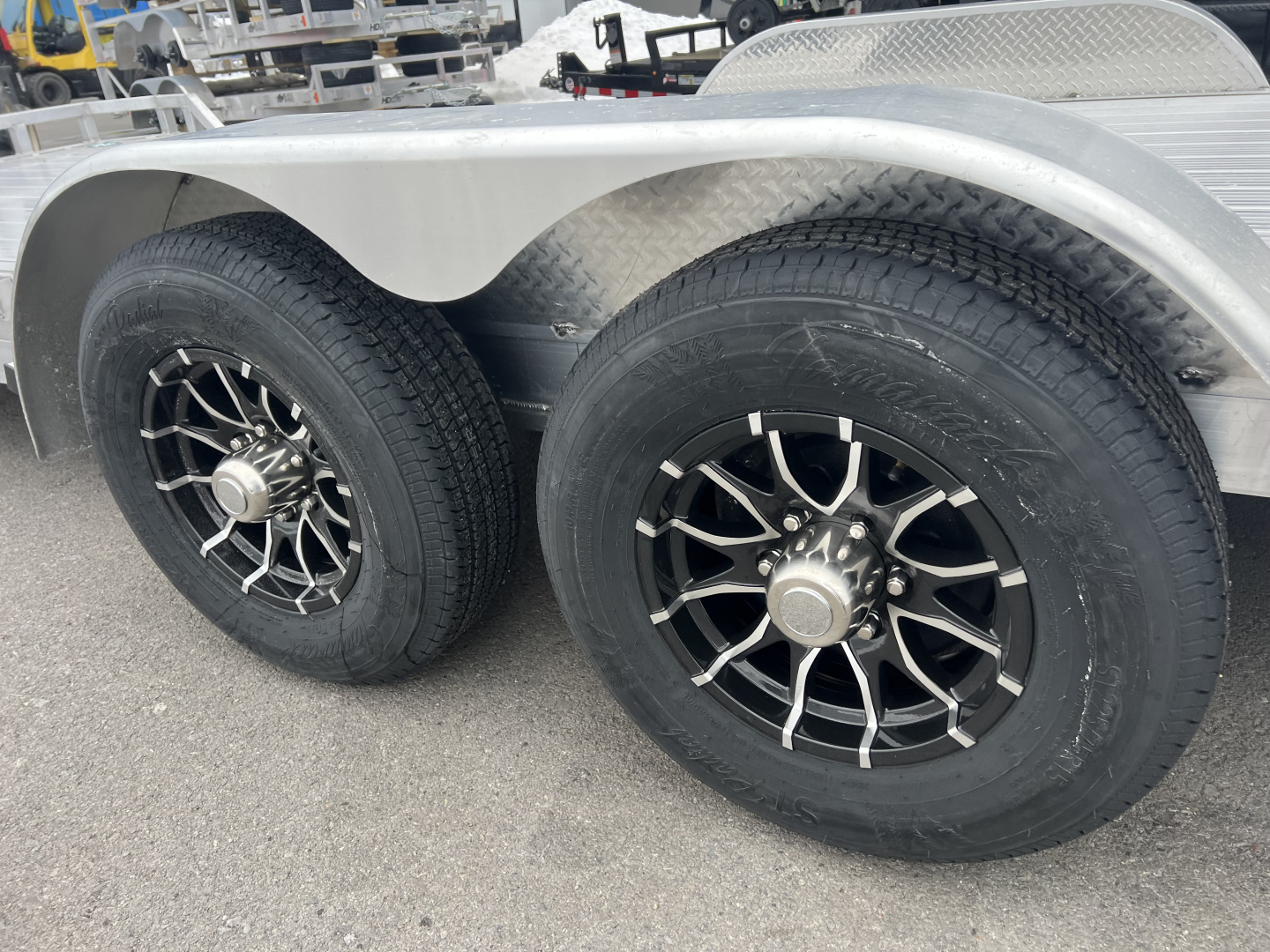 New 2026 Black Rhino 7x20 10K Aluminum Deck Car Hauler