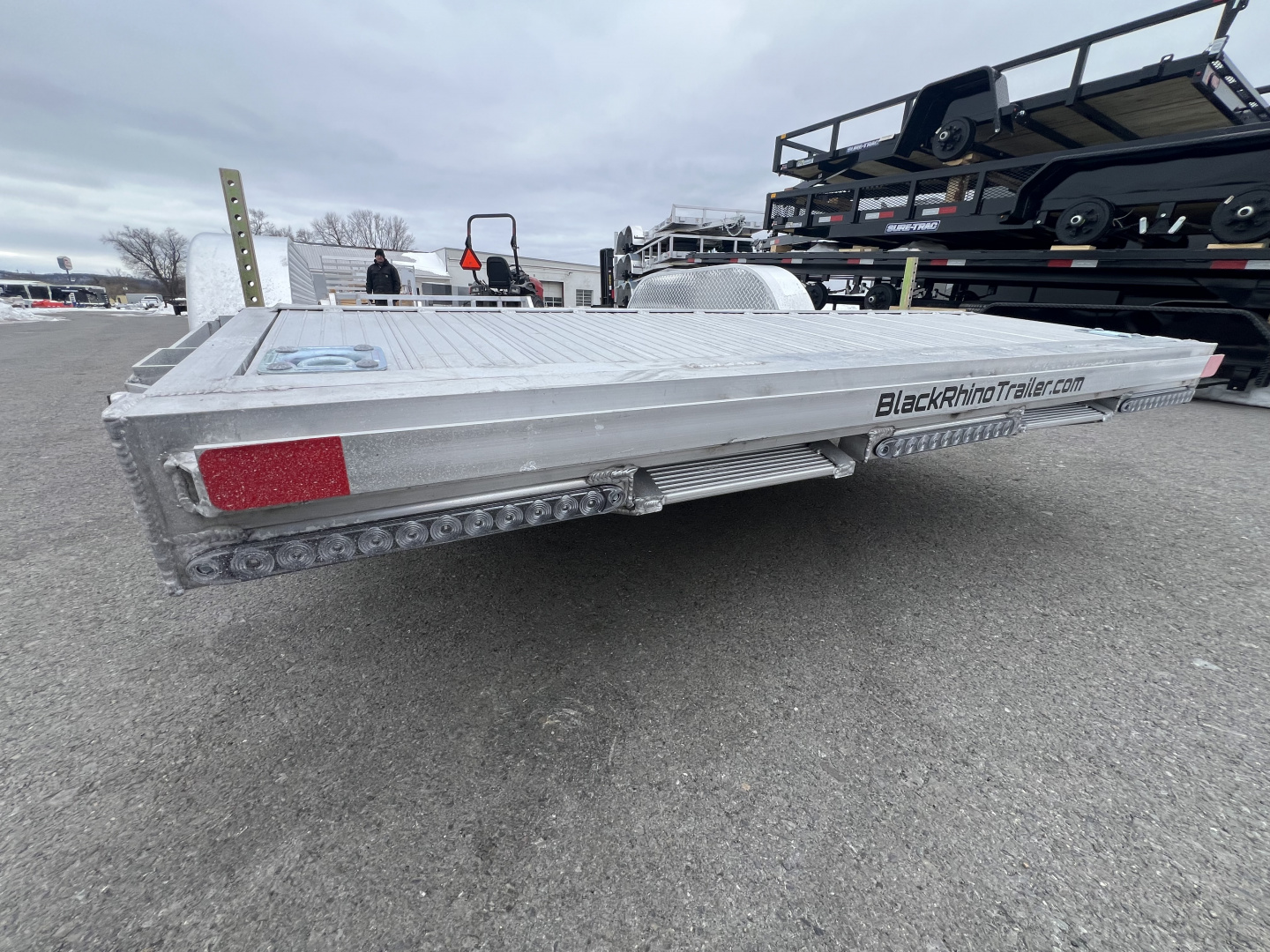 New 2026 Black Rhino 7x20 10K Aluminum Deck Car Hauler