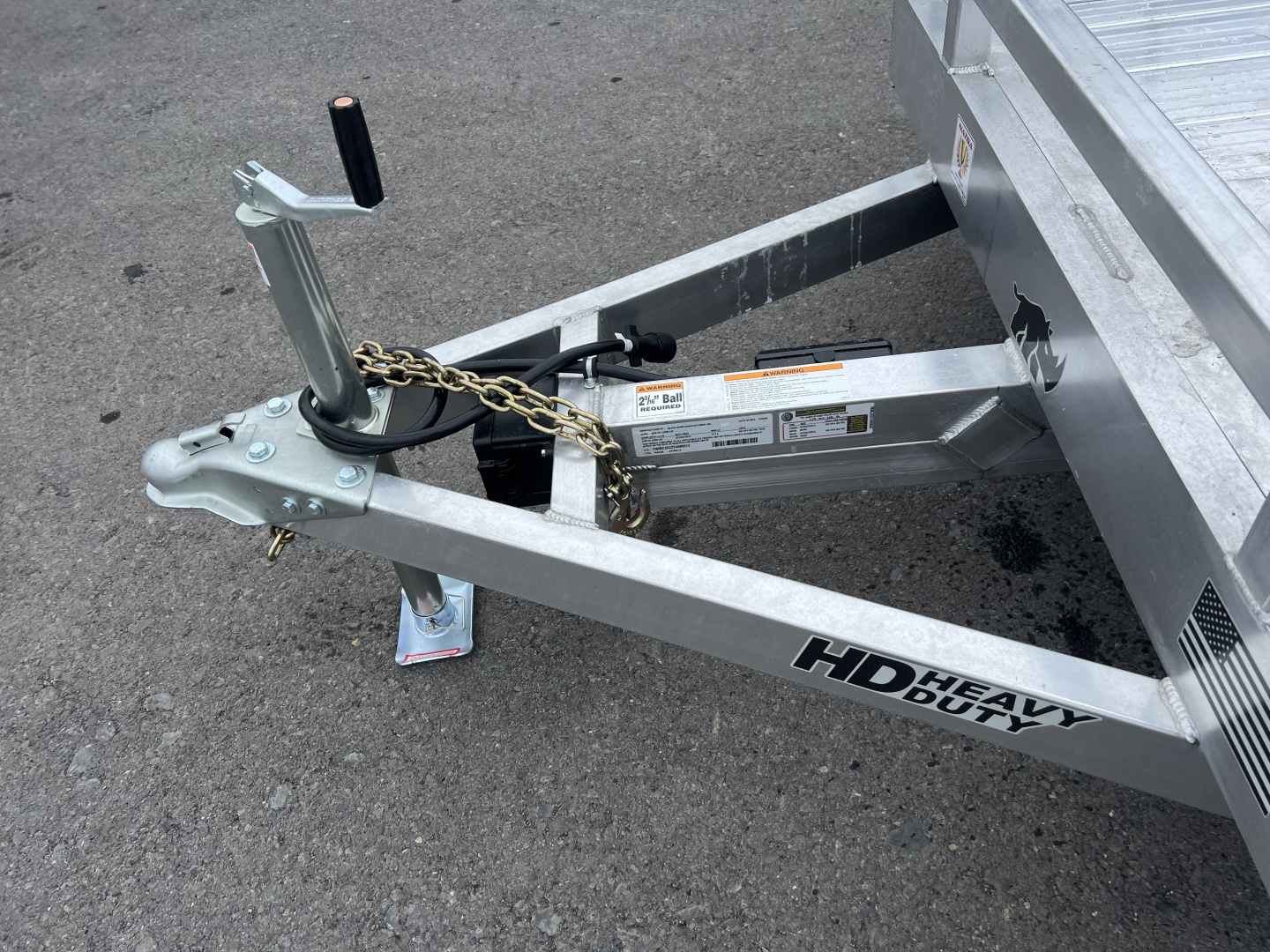 New 2026 Black Rhino 7x20 10K Aluminum Deck Car Hauler