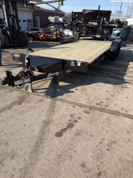 New 2026 Liberty Carhauler LC7K83X20C4DT 83x20 TA (GVW:7000) MIDNIGHT BLACK