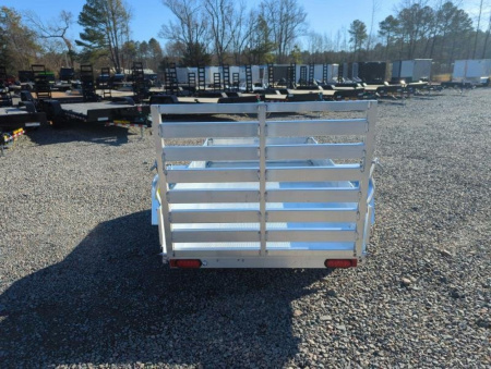 New 2026 Aluma 548 w/ 12" Solid Sides and Tailgate Utility Trailer