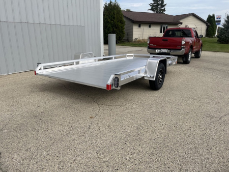 New 2026 Black Rhino *INCOMING* Aluminum 77 x14' TS8114A Low Profile w/ Brakes (ATV / UTV / Side by Side) Tilt Trailer