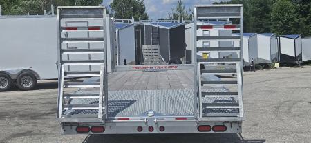 New 102X20+4 GALVANIZED DRIVEROVER EQUIPMENT TRAILER 7 K AXLES 2026 TRIUMPH