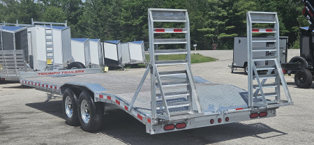 New 102X20+4 GALVANIZED EQUIPMENT TRAILER 7 K AXLES 2026 TRIUMPH