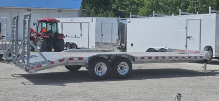 New 102X20+4 GALVANIZED DRIVEROVER EQUIPMENT TRAILER 7 K AXLES 2026 TRIUMPH